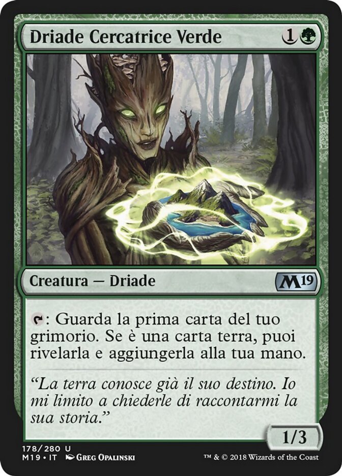 Driade Cercatrice Verde