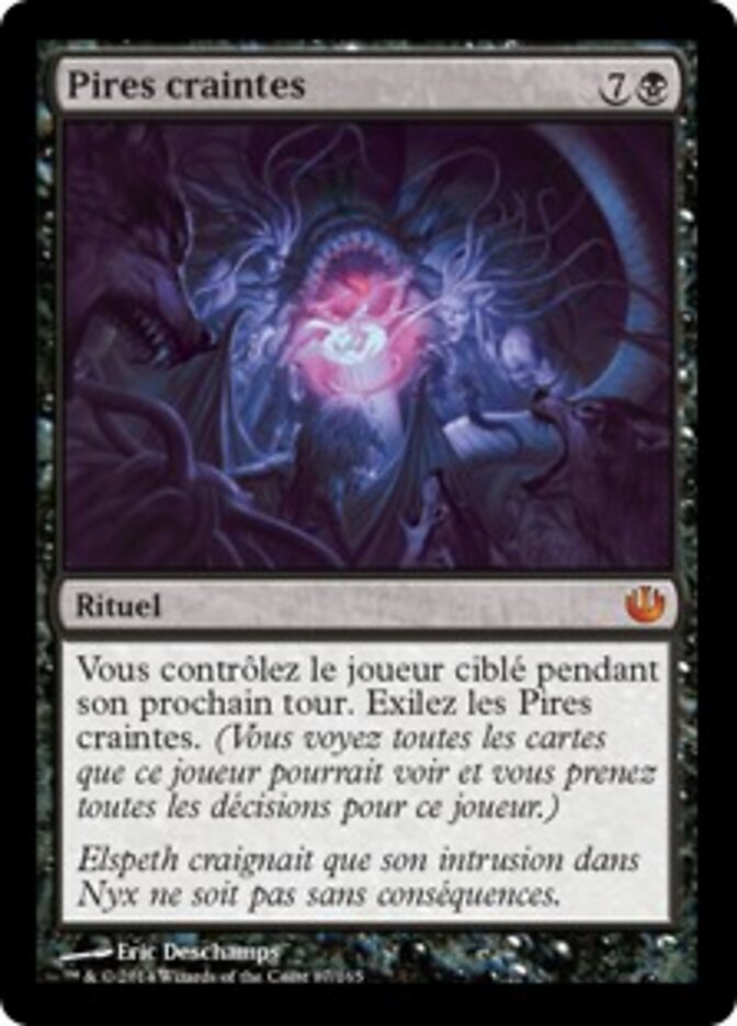 Pires craintes