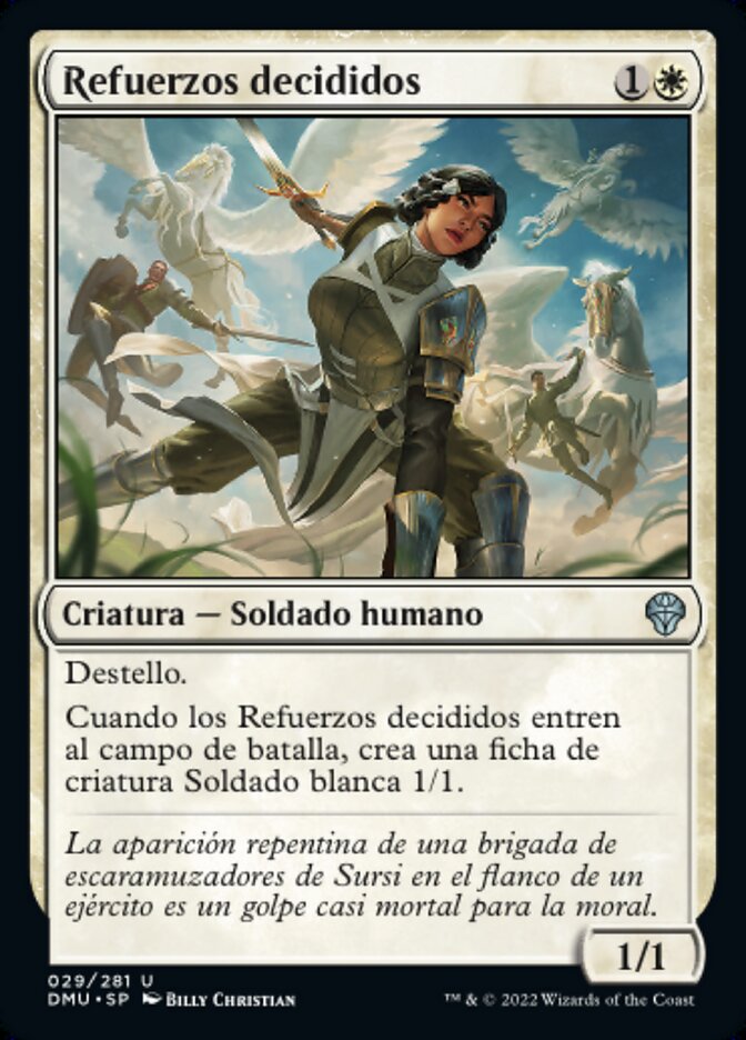 Refuerzos decididos