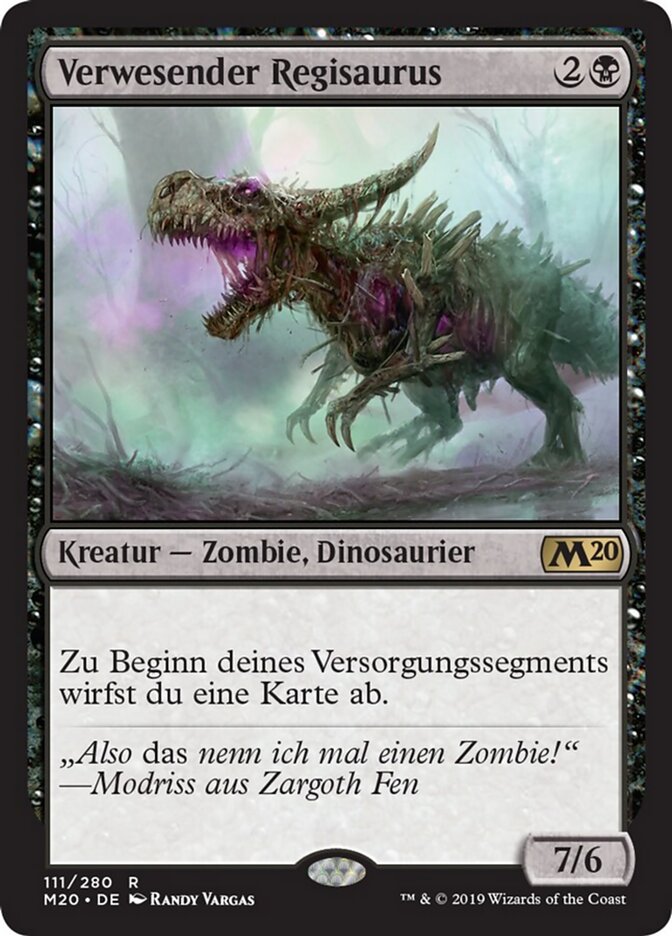 Verwesender Regisaurus