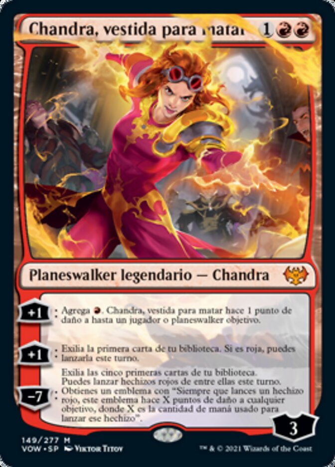 Chandra, vestida para matar