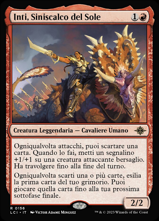 Inti, Siniscalco del Sole