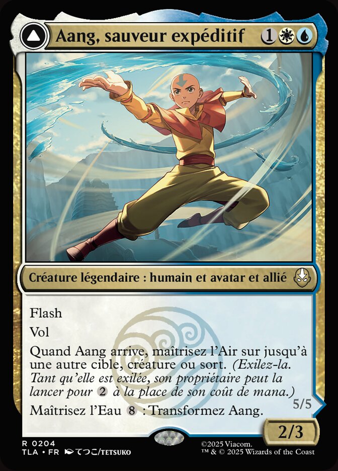 Aang, Swift Savior // Aang and La, Ocean's Fury