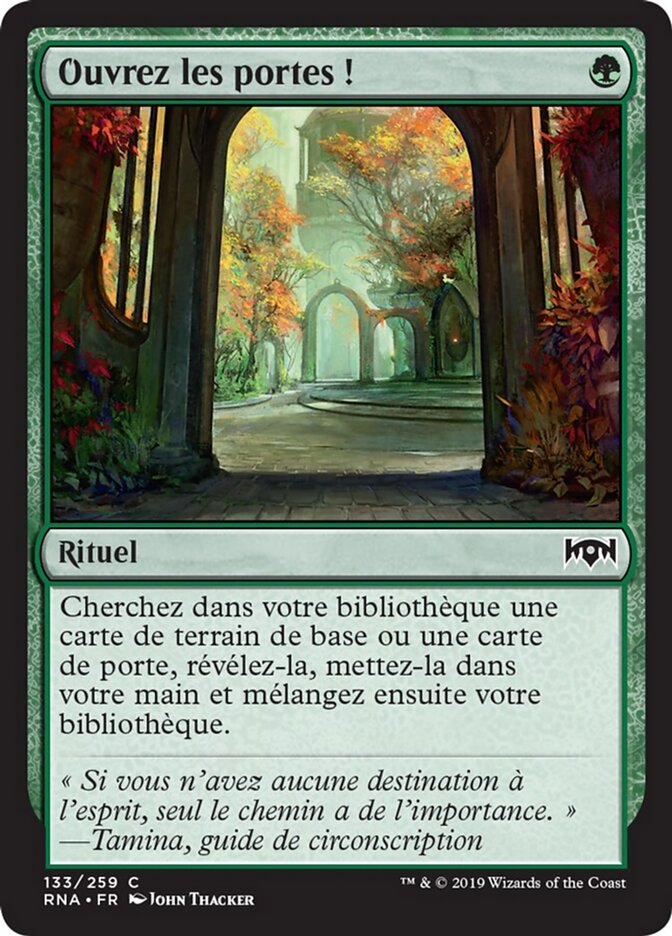 Ouvrez les portes !