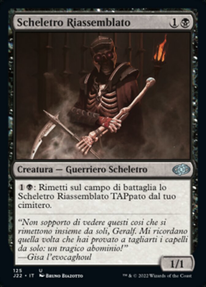 Scheletro Riassemblato