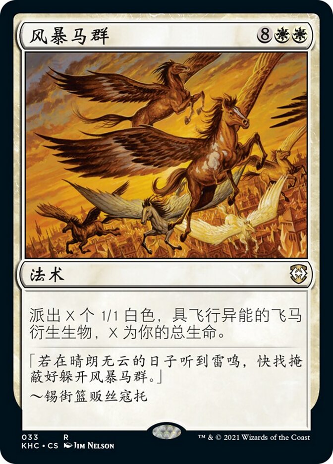 风暴马群