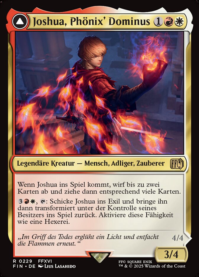 Joshua, Phoenix's Dominant // Phoenix, Warden of Fire