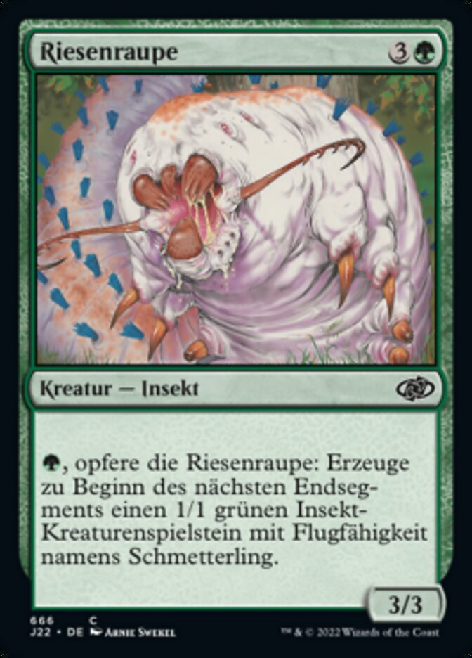 Riesenraupe