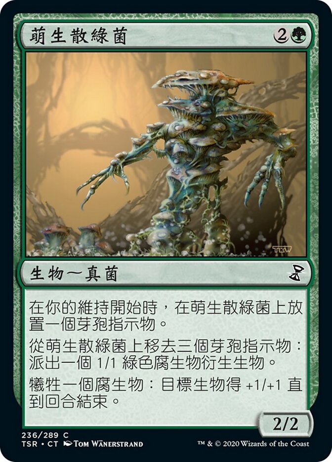 萌生散綠菌