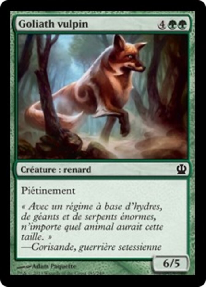 Goliath vulpin