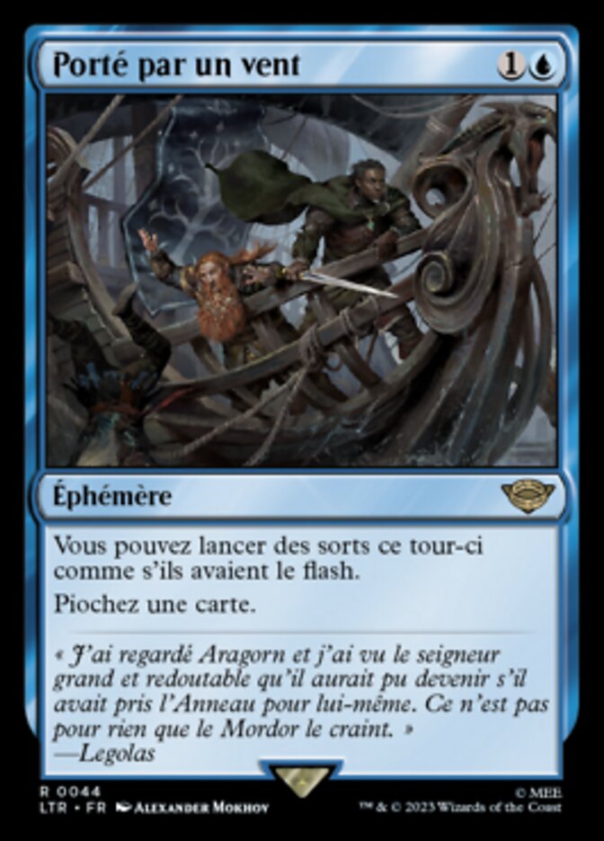 Porté par un vent