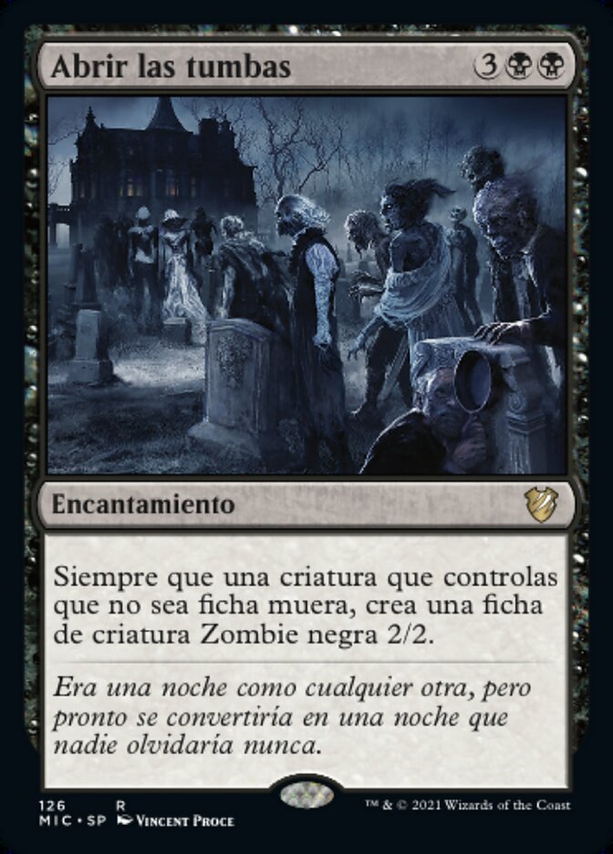 Abrir las tumbas