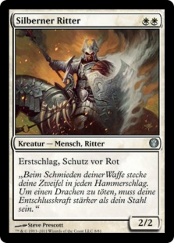 Silberner Ritter
