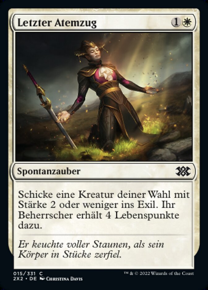 Letzter Atemzug