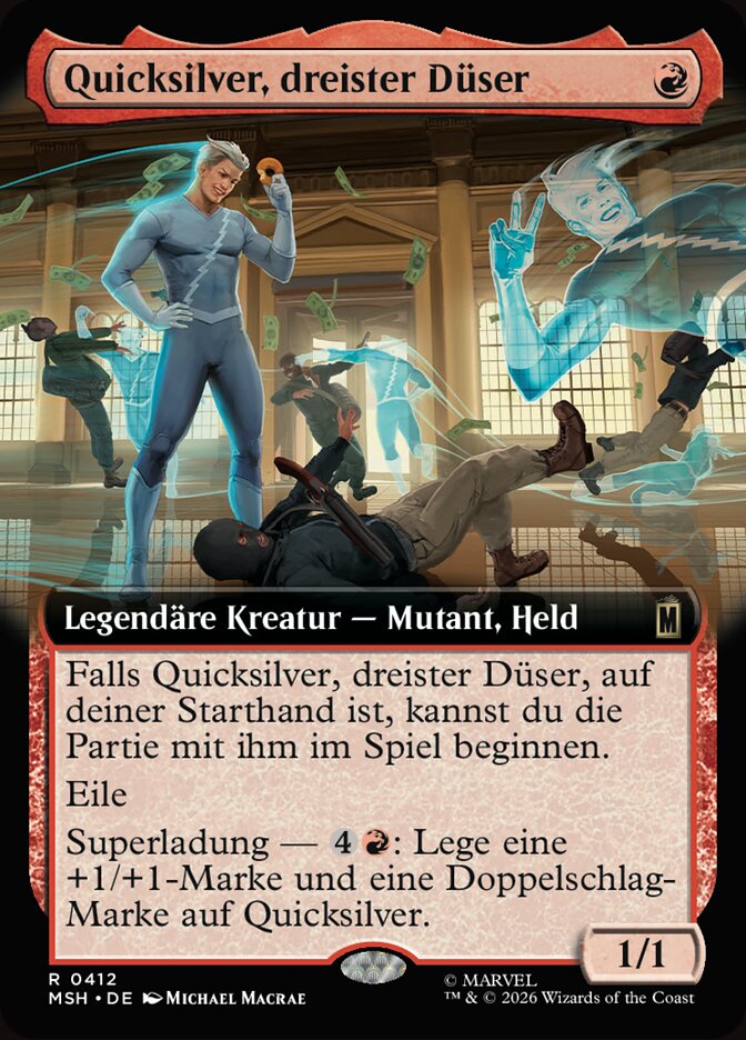Quicksilver, dreister Düser