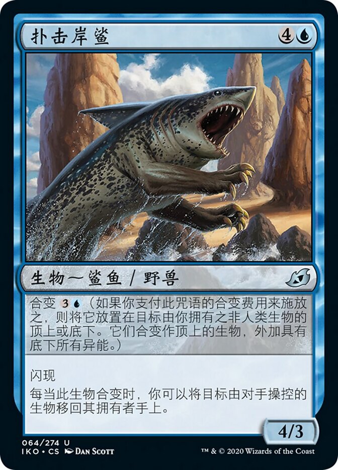 扑击岸鲨