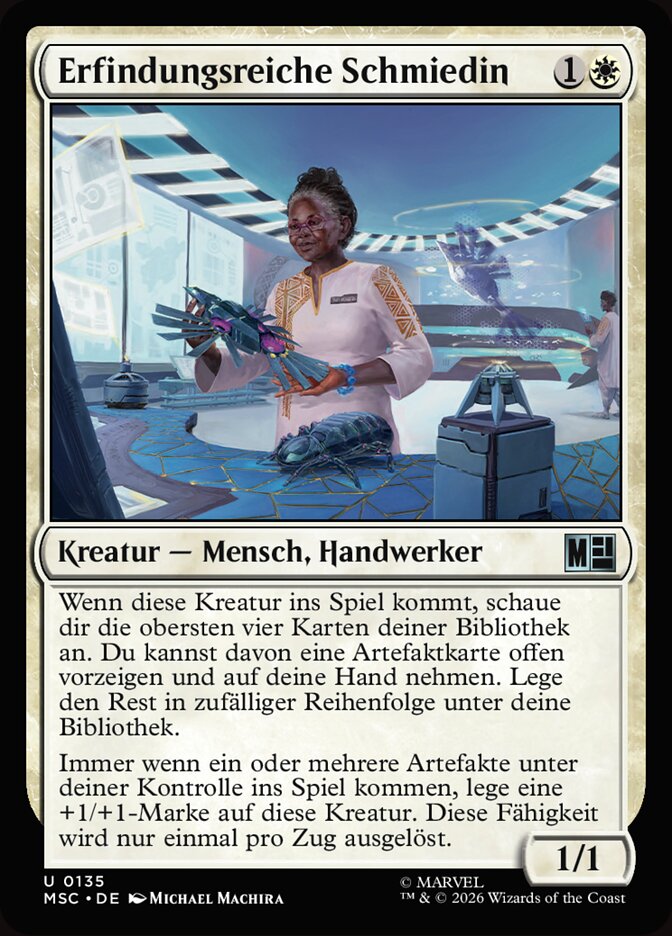 Erfindungsreiche Schmiedin
