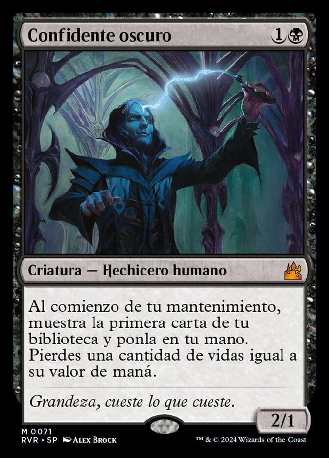 Confidente oscuro