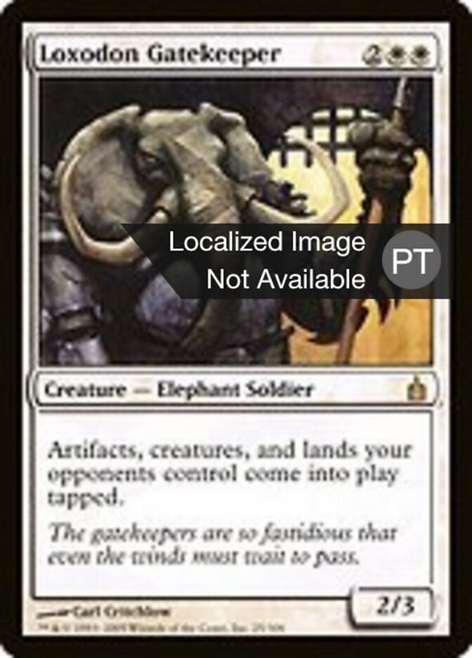 Porteiro Loxodonte
