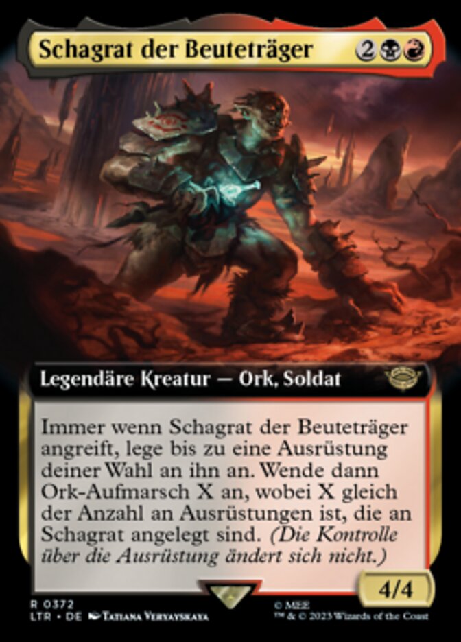 Schagrat der Beuteträger
