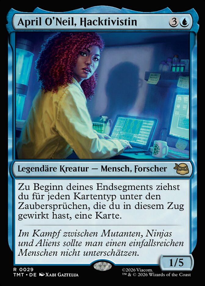 April O'Neil, Hacktivistin