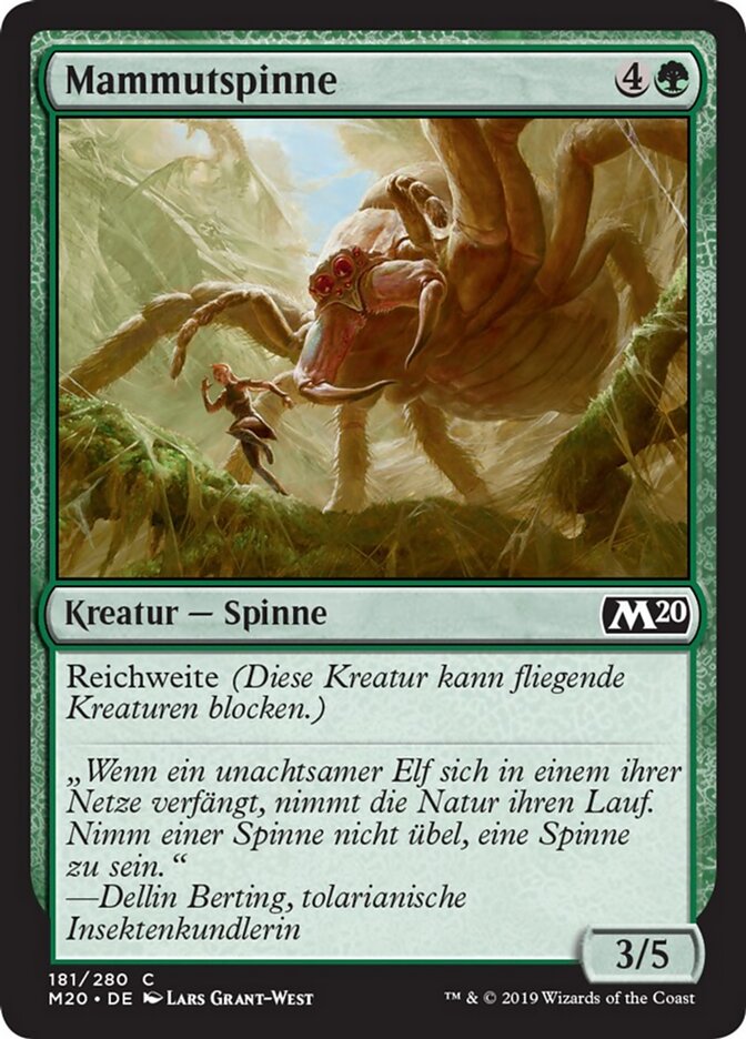 Mammutspinne