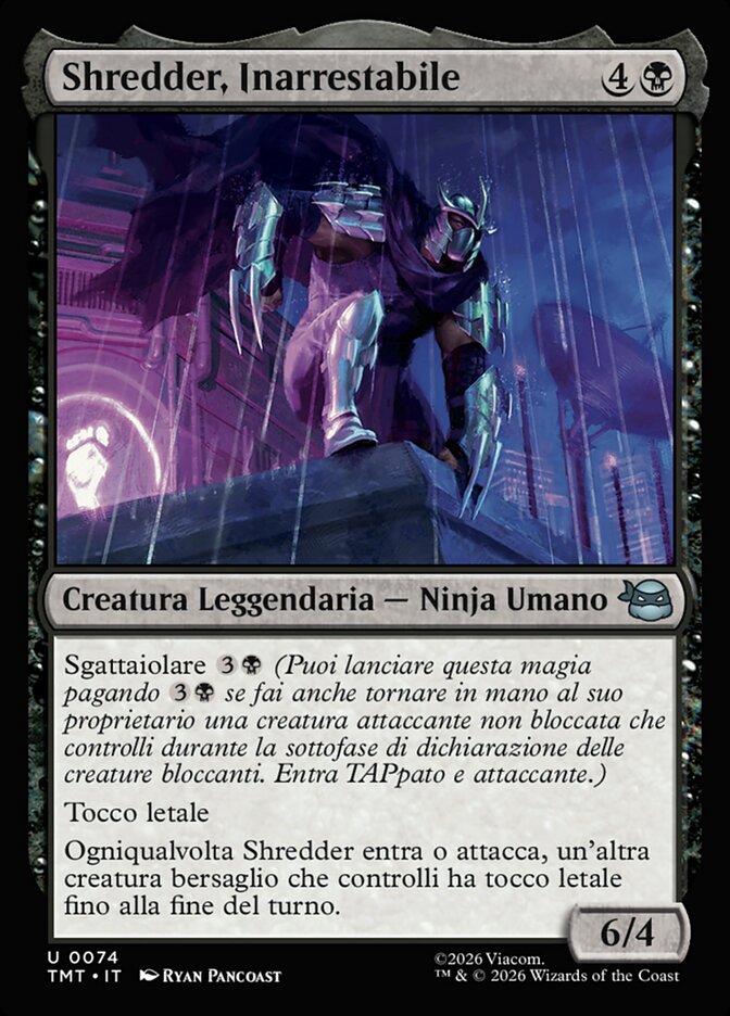 Shredder, Inarrestabile
