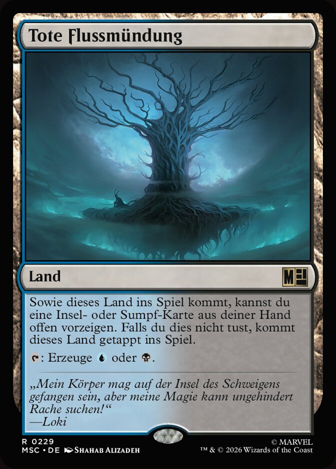 Tote Flussmündung
