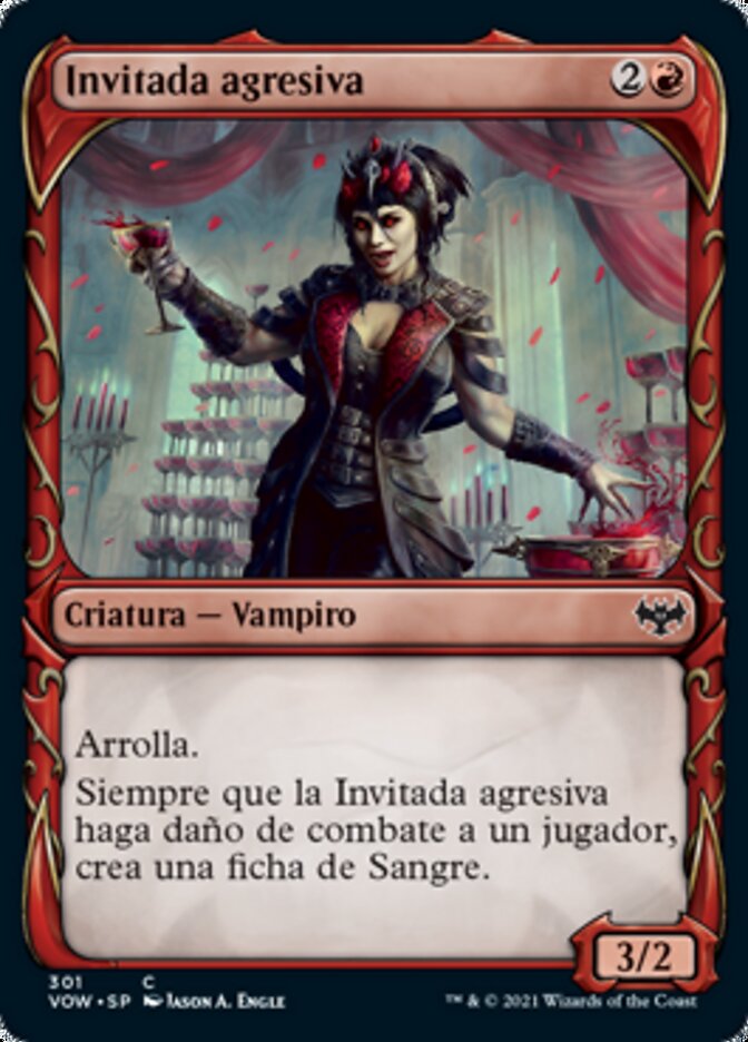 Invitada agresiva