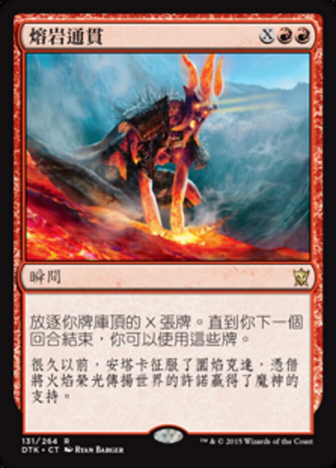 熔岩通貫