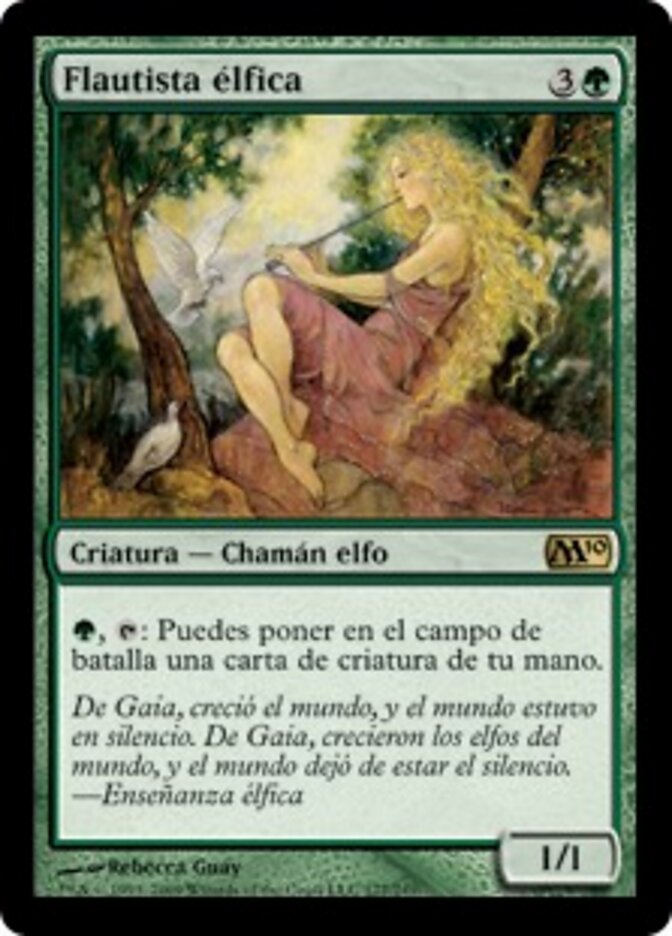 Flautista élfica