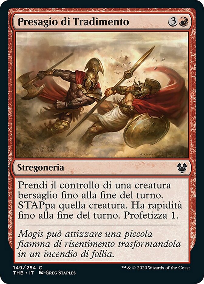 Presagio di Tradimento
