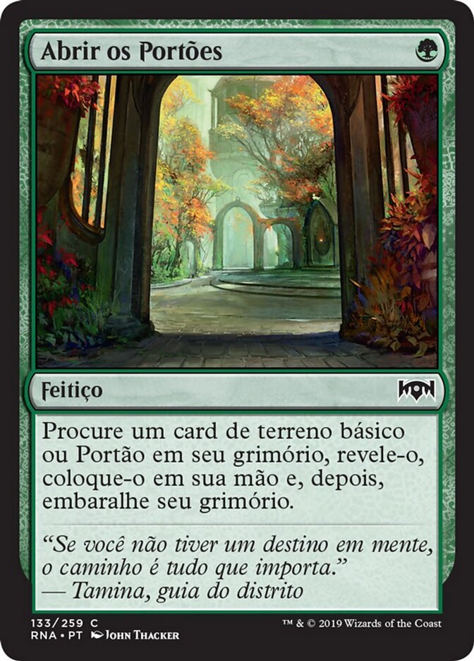 Abrir os Portões