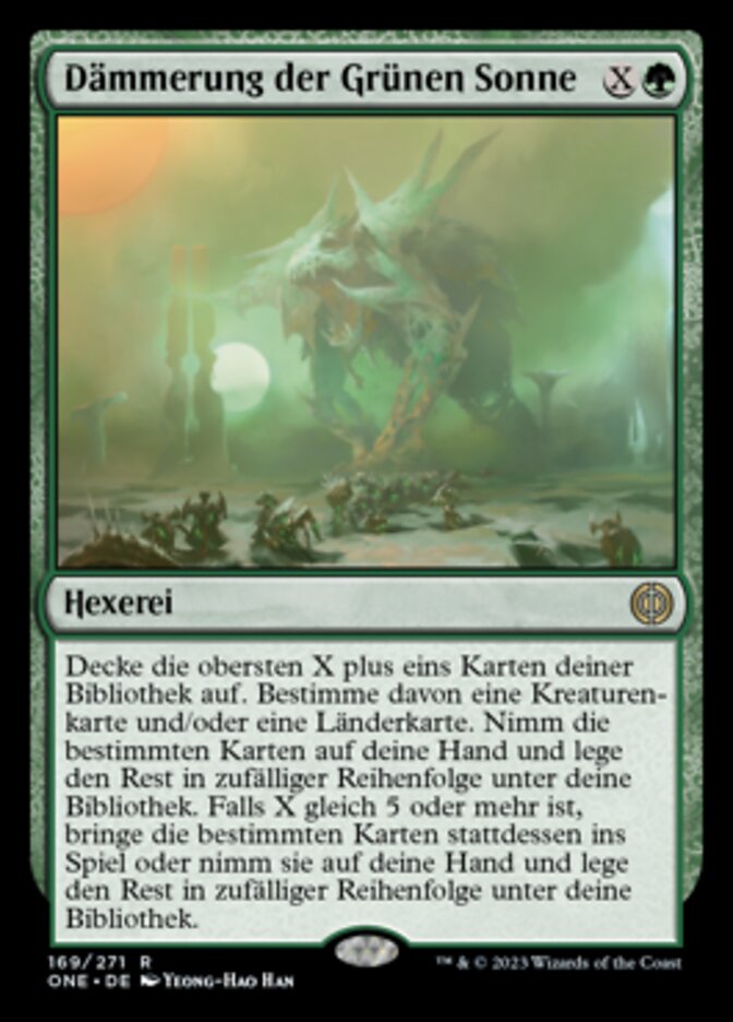Dämmerung der Grünen Sonne