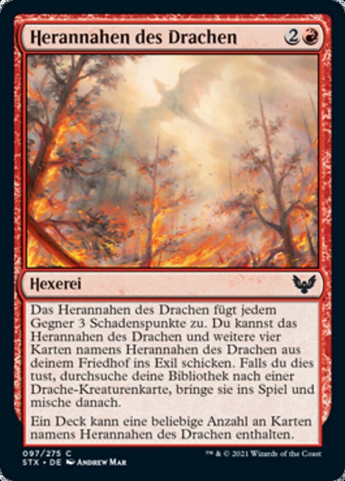 Herannahen des Drachen