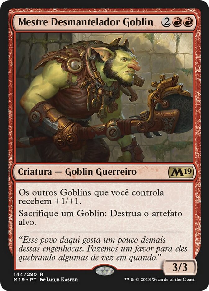 Mestre Desmantelador Goblin