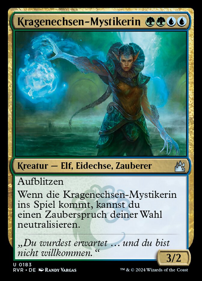 Kragenechsen-Mystikerin