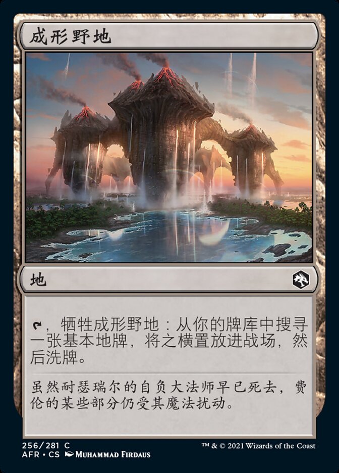 成形野地