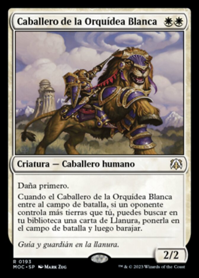 Caballero de la Orquídea Blanca