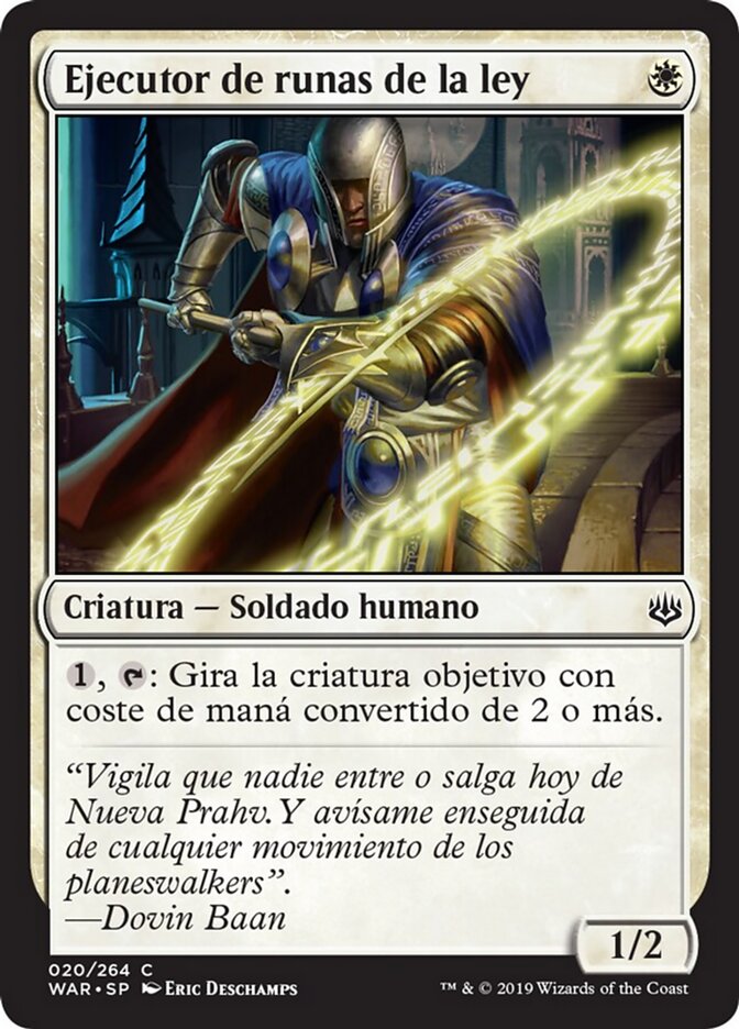 Ejecutor de runas de la ley