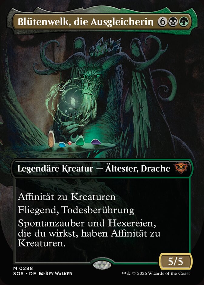 Blütenwelk, die Ausgleicherin