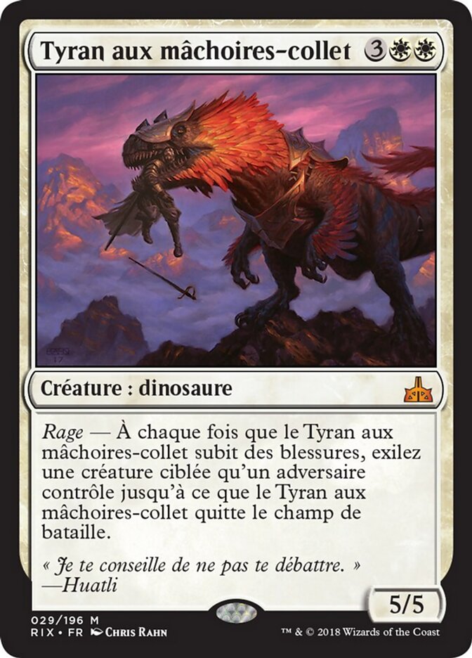 Tyran aux mâchoires-collet