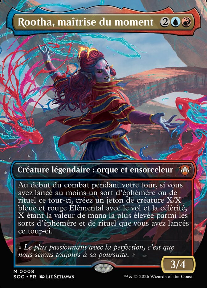 Rootha, maîtrise du moment