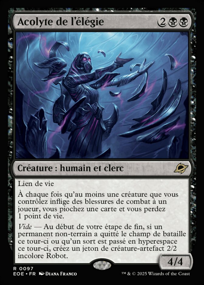 Acolyte de l'élégie
