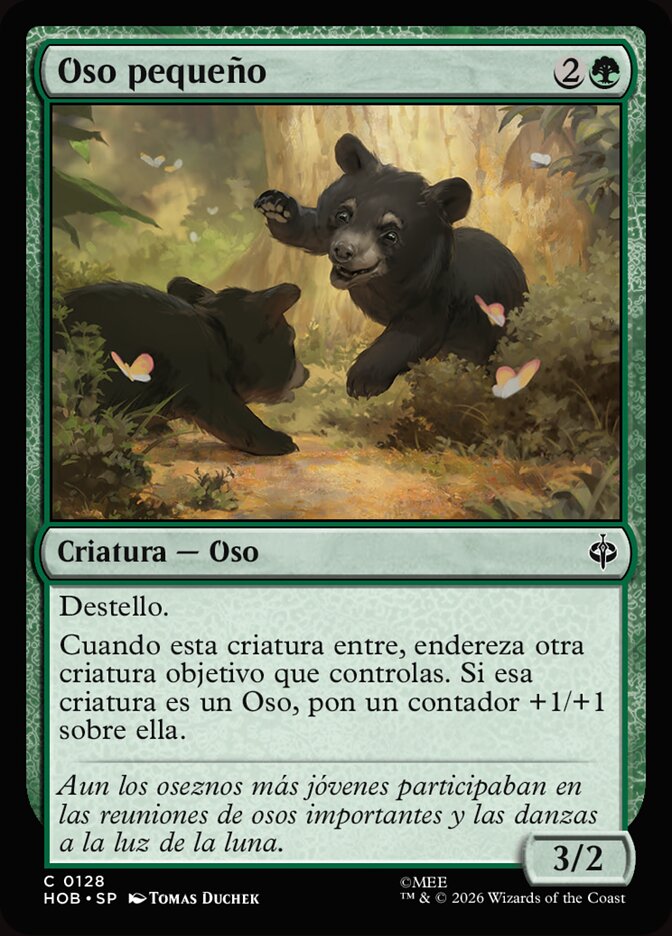 Oso pequeño