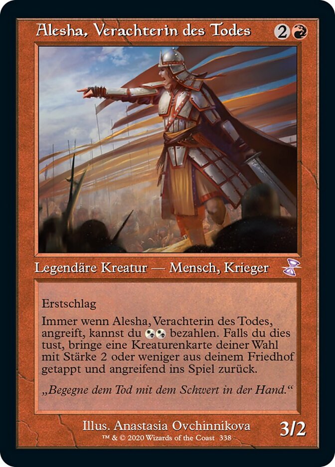 Alesha, Verachterin des Todes