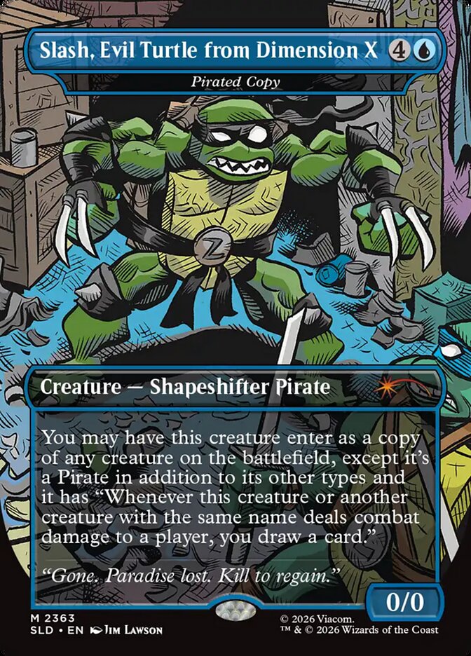 Slash, Evil Turtle from Dimension X