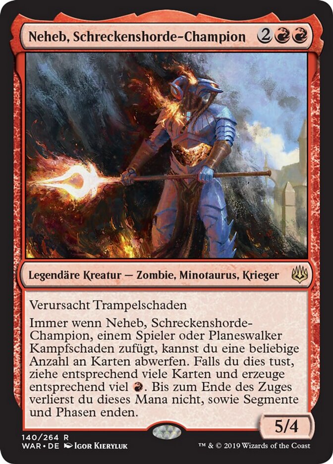 Neheb, Schreckenshorde-Champion