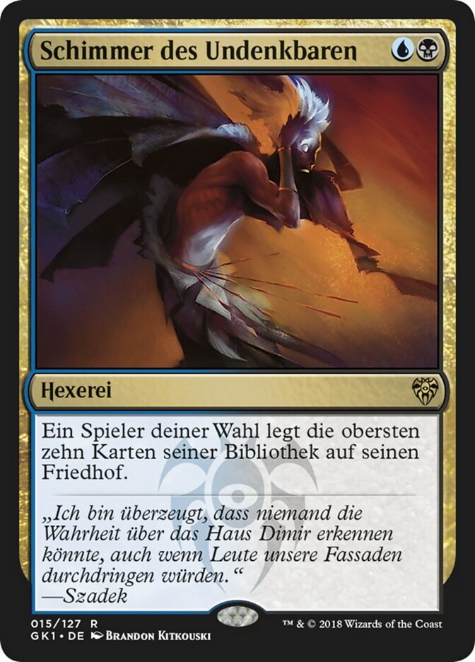 Schimmer des Undenkbaren