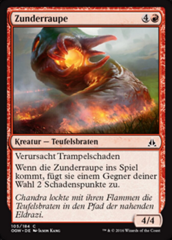 Zunderraupe
